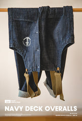 Maden Cargo Salopette Homme Jumpsuit American Vintage Navy Overalls Spring And Autumn Denim Straight Leg Jeans Men's Trend Pant