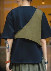 Maden Japanese Retro Military Green Functional Cargo Women's Vest Lightweight Sleeveless Asymmetric Men Women Vest