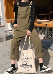 Ling Dian Gong Zhu Zero classic princess work sling female spring and autumn Korean version of the student loose large size thin body one-piece nine-point reduction casual pants