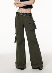 Vone sheeE -Women's Slim Slim Straight Loose Wide Leg Work Sports Casual Pants