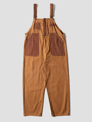 MMOPTOP-Men's fall vintage tide workwear backpack pants