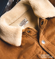Maden Men Amekaji DownThicken Artificial Lambwool Coat Winter Casual Solid Multi-pocket Single-breasted Corduroy Fleece Jacket