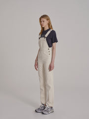 ZNEJeans -Women's organic cotton beige and white vintage senior sense straight denim back pants 831