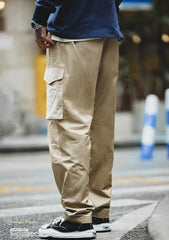 Maden 2022 New American Vintage Large Pocket Khaki Amekaji Men's Pants Wear-resistant Casual Overalls Men Pants