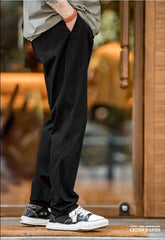 Maden Cotton Casual Pants Men American vintage Style Male Twill Slim Fit Stretch Pencil Trouser Autumn Amekaji Clothing Khaki