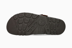 Mephisto Zaverio Fit Men Cork Sandals Dark Brown Leather Smooth Brand New w/ Box