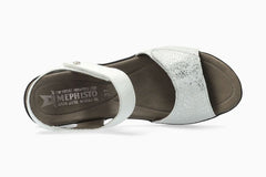 MEPHISTO PATTIE SANDAL WHITE SMOOTH Womens Sandals Brand New w/ Box